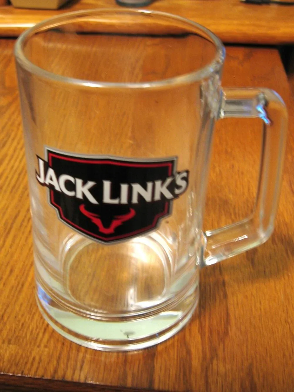 Jack Links glass mug